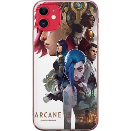 Yhteensopiva Puhelinkuori Apple iPhone 11 Arcane League of Legends juliste Netflix LoL anime-hahmot Jinx Vi pelifanitaide fantasiasuunnittelu