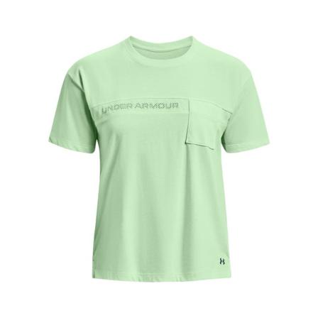 Under Armour Training T-Shirts , Groen , Dames , Maat: XS