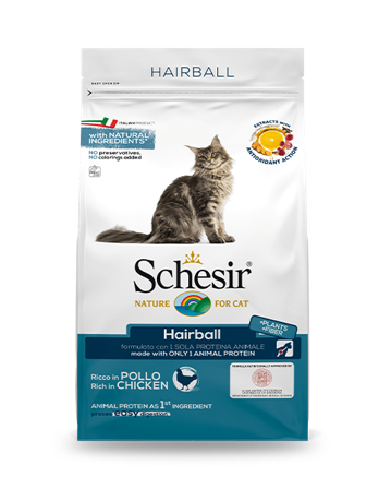 Schesir Hairball Crocchette Per Boli Di Pelo Gatti Adulti Ricco