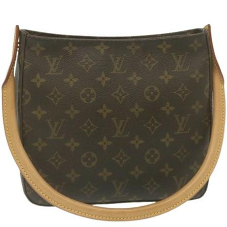 Louis Vuitton Vintage, Pre-owned Canvas Shoulder Bags Bruin, Dames, Maat:ONE Size