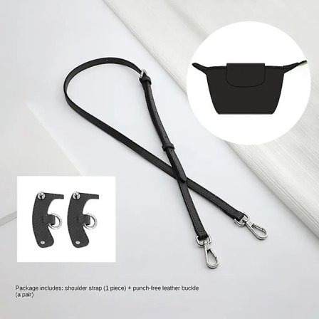Bag Strap For Longchamp Bag Transformation Accessories Free Punching For Mini Bag Shoulder Strap Mini Bag