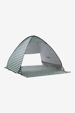 Jotex - Uv-telt Polyester/Polyester Smaragdgrønn/hvit VENNA - Kjøp Utemøbler, barn hos Jotex