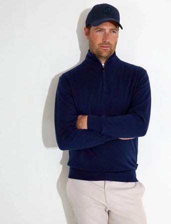 Abacus Mens Liffin Knitted Windstopper - Navy - XXXL