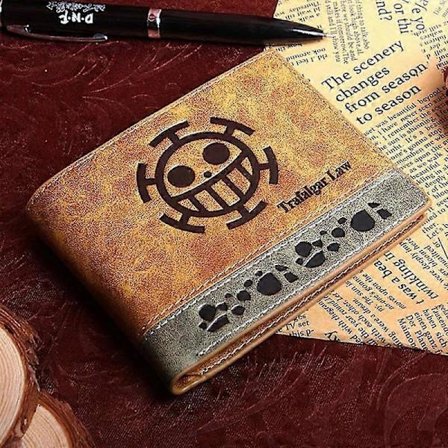 One Piece Anime Figur Lommebok Luffy Lommebok Zoro Ace Dusør Skelettmønster Pu Tegneserie Kawaii Lommebok Kortholder Lommebok Gave A3