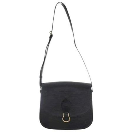 Louis Vuitton Vintage, Pre-owned Leather louis-vuitton-bags Zwart, Dames, Maat:ONE Size