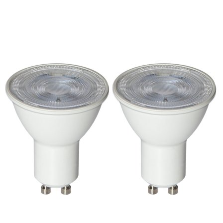 Globen lighting GU10 LED spotlys 2 stk, klar - Hvid | KitchenOne