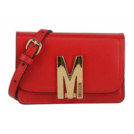 Moschino, Cross Body Bags Rood, Dames, Maat:ONE Size