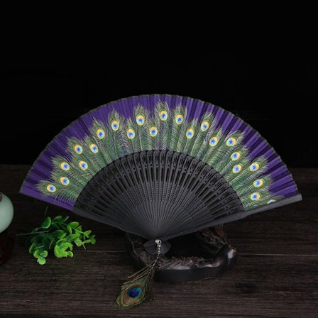 Silk Fan Hand Fan LILLA