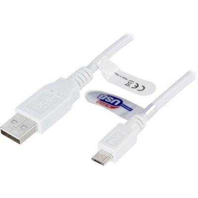 Deltaco USB-301W - USB-kabel - 1 m