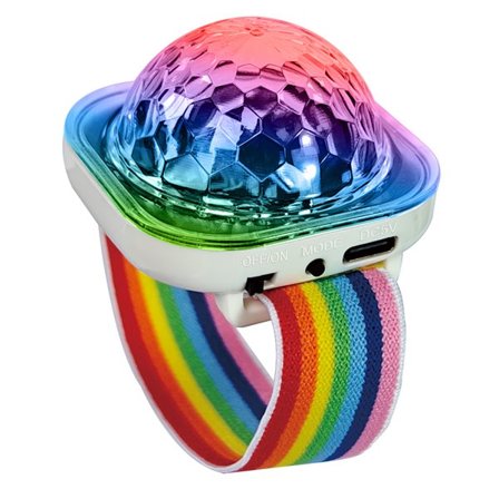 United DLA2534 LED-diskoarmbånd med farveskiftende lys