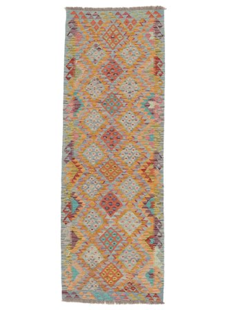 Klein Kelim Afghan Old Style Vloerkleed 74X209 Wol