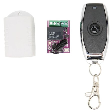 Trådløs fjernkontrollbryter Relé 20A Trådløst relé med fjernkontroll og plastboks 12V[co]