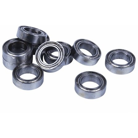 10 stk. Miniature forseglede metalkuglelejer med metriske mål: MR106-ZZ 6X10X3 mm