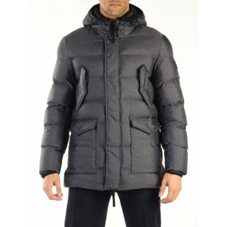 Dekker, Down Jackets Grijs, Heren, Maat:L