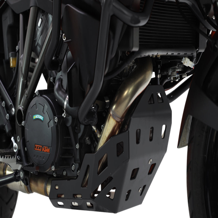 Piastra Paramotore Snell PRO Adventure Nero Opaco - KTM 1290 Super Adventure R 2021-2025