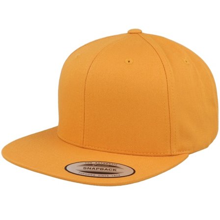 Yupoong - Gul snapback Keps - Mustard Snapback @ Hatstore