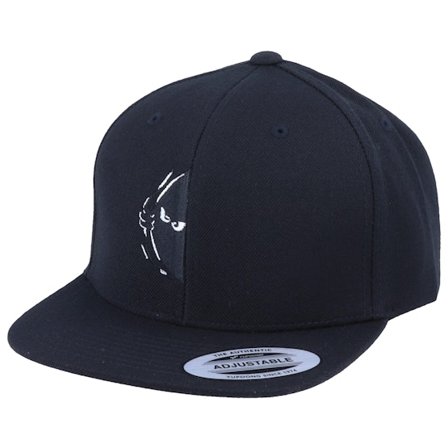 Kiddo Cap - Black - snapback - Cap - Kids Peeping Monster Black Snapback - Hatstore