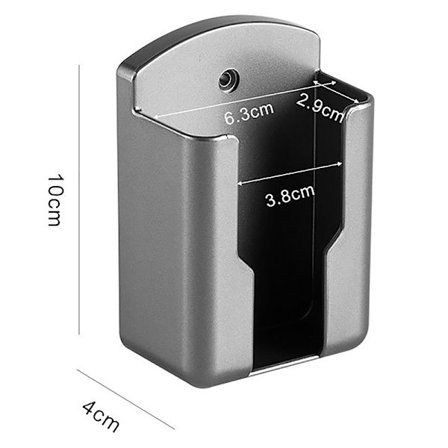 Fjernkontrollholder Veggmontert oppbevaringsboks Kosmetisk bad