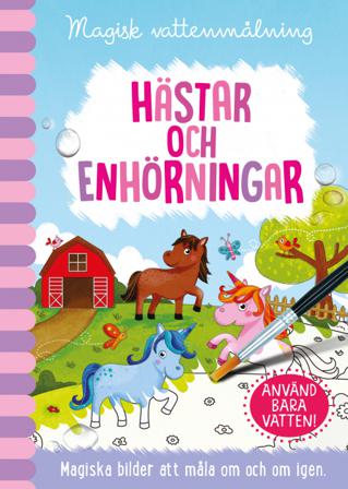 Magisk vattenmålning. Hästar och Enhörningar - Bok av Jenny Copper - Spiralbunden