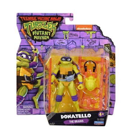 Turtles Mutant Mayhem Figur Donatello, 12 cm