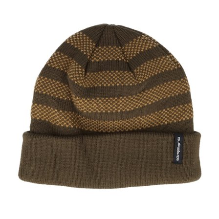 Quiksilver - Brown - cuff - Beanie - Calm Seas Dark Brown Cuff - Hatstore