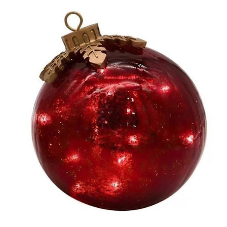 6-tums LED Crackle Glass Globe Batteridriven Glasbollslampa för Bordsdekoration Festival Juldekoration[D]