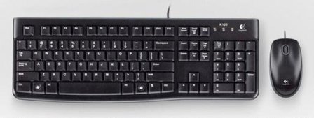 Logitech Desktop MK120 - tastatur- og mussett - Ungarsk Inn-enhet