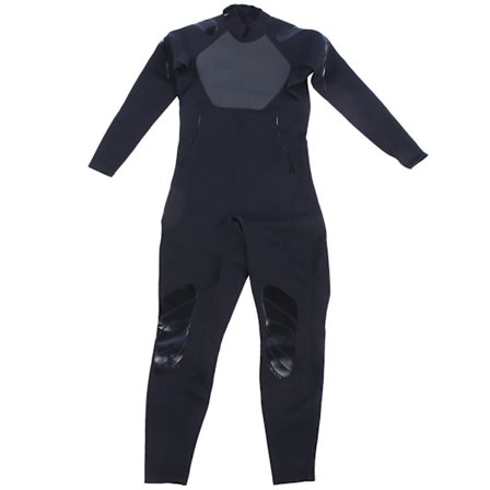 1,5 mm:n sukellusyksivärinen uimapuku märkäpuku pitkähihainen snorklaukseen surffaukseen uintiin (mies musta M)