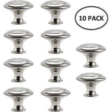 Kjøkkenskapknotter Håndtak Skap Rustfritt Stål Dører Kopp Dekor Dør Skap Skuff Skap - 10 STK