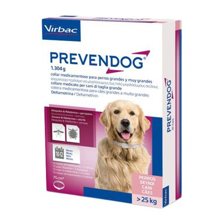Virbac Prevendog Collare Medicato Antiparassitario 75cm Per Cani