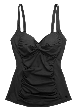 Panos Emporio Ravenna Tankini Bikiniöverdelar Dam Svart 42