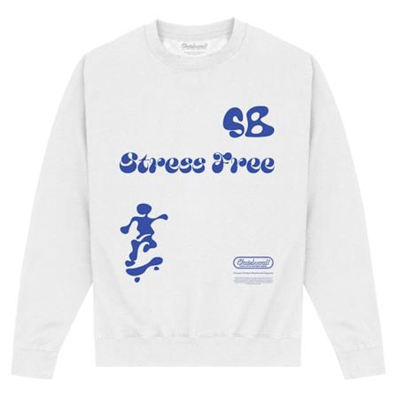Skateboard! Unisex Vuxen Magazine SB Sweatshirt L Vit White L