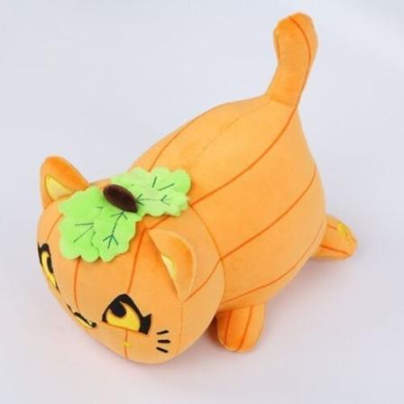 Meemeows mad Aphmau kattedukke fyldt legetøj plysdukker munk 25 cm - Perfet Pumkin Pumkin