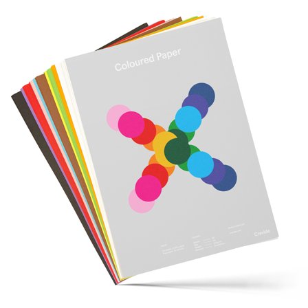 Coloured paper A4 50 sheet 220g