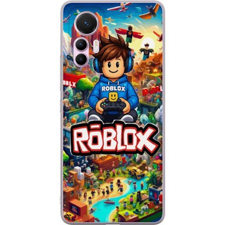 Kompatibelt Mobildeksel til Xiaomi 12 Lite Roblox-verden med spillkarakterer og fargerike eventyr fylt med action og flygende kjøretøy