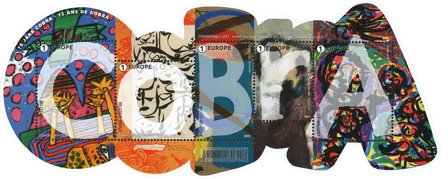 Belgien - 75 året for Cobra - Postfrisk miniark