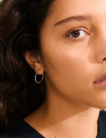 Pilgrim Between Hoops Silver-Plated - Silver - ONE SIZE