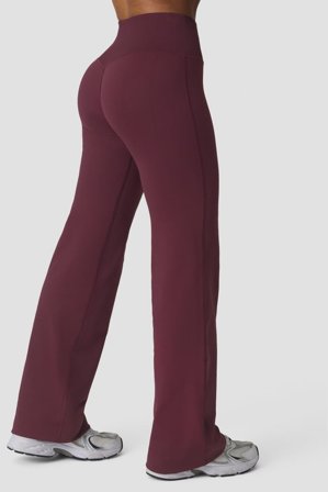 ICANIWILL - Define Seamless Straight Pants Maroon Red - Träningsbyxor - Dam - Träningskläder från ICIW