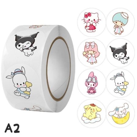 Rul nye Sanrio-klistermærker e Cartoon e børnebelønning A2
