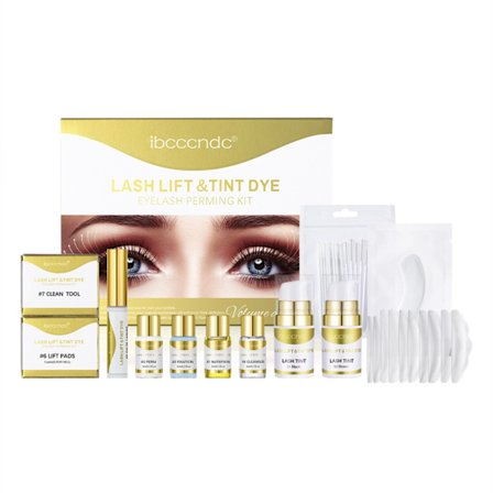 Lash Lift Kit for permanenting, krølling og løfting av øyevipper. Oppnå salongkvalitet