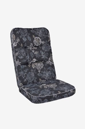 Fritab - Siddeunderlag Högvik Woodline - Sort - Hynder til positionsstole - Fra Homeroom