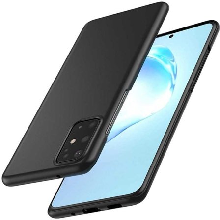 Samsung S20 Ultraohut kumipinnoitettu mattamusta Cover Basic V2