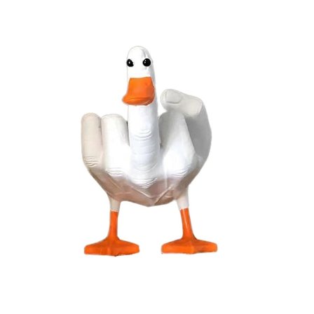 Morsom Liten And Resin Telefonholder Figur Ornament Dekor