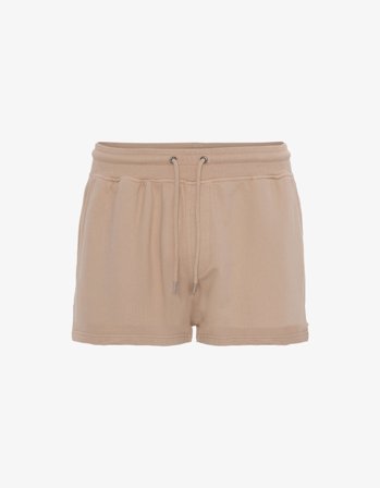 Women Organic Sweatshorts - Desert Khaki - S