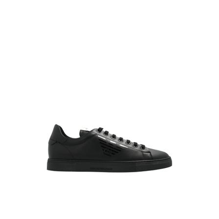 Emporio Armani Sneakers , Zwart , Heren , Maat: 45 EU