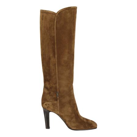 Saint Laurent Jane Laarzen , Bruin , Dames , Maat: 36 EU High heels