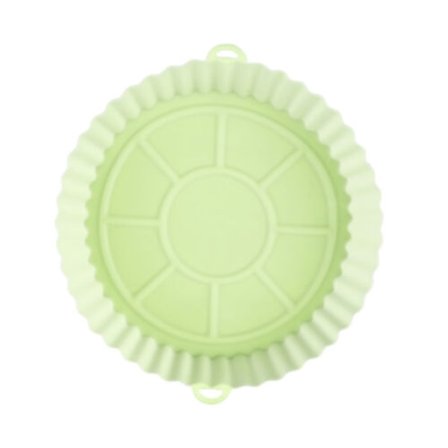 Air Fryer Bakkorg Mjuk plåt Tillbehör Återanvändbar-4 typer Green