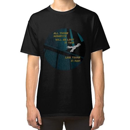 Tears In Rain T-shirt Blade Runner Cuberpunksci Fi