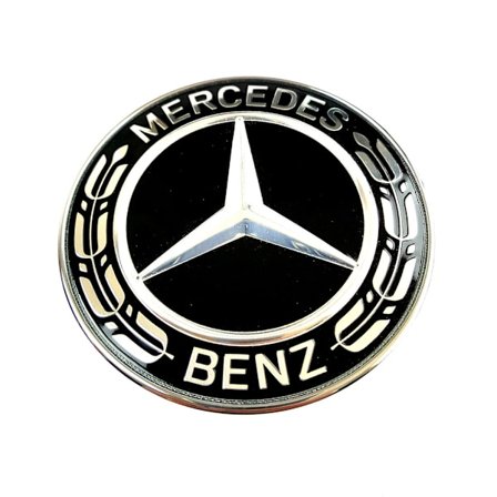 Mercedes-Benz hette Emblem Black 57mm