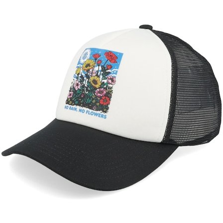 Element - White trucker Gorra - Yield Cap Flint White/Black A-Frame Trucker @ Hatstore